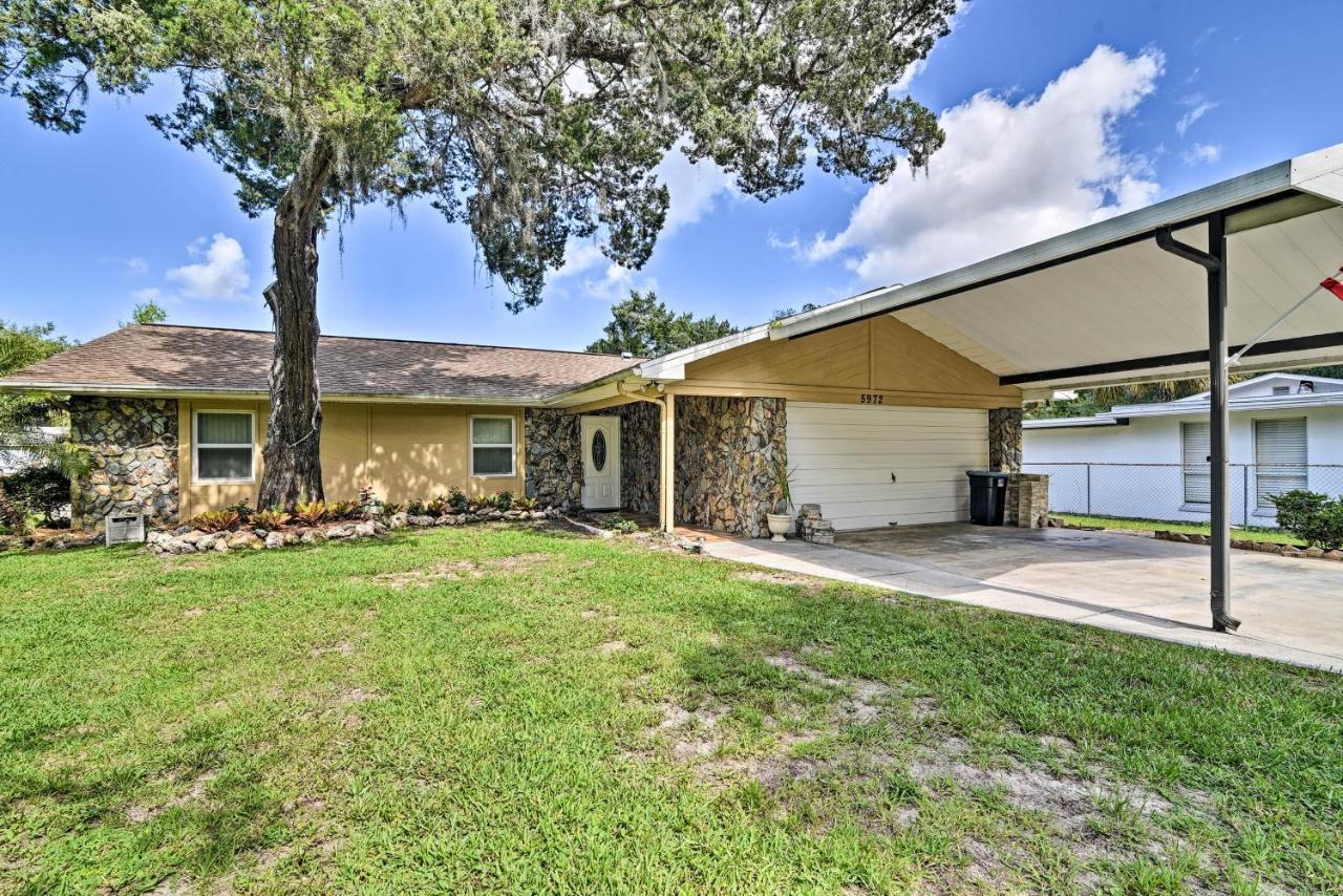 Riverfront Home With Private Dock, Fire Pit! Homosassa Exterior photo